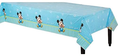 Mickey Mouse 1st Birthday Tablecover